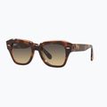 Окуляри сонцезахисні Ray-Ban State Street brown/brown gradient 4