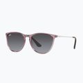 Окуляри сонцезахисні дитячі Ray-Ban Erika transparent violet/grey gradient 4