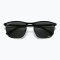 Окуляри сонцезахисні Ray-Ban RB3686 Polarized+ Lenses matte black/dark grey polarized+ 3