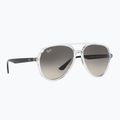 Окуляри сонцезахисні Ray-Ban RB4376 polarized transparent/grey gradient