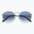 Окуляри сонцезахисні Ray-Ban New Round silver/blue 3