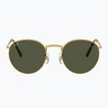 Окуляри сонцезахисні Ray-Ban New Round gold/green 2
