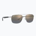 Окуляри сонцезахисні Ray-Ban RB3701 Polarized+ Lenses silver/blue gold polarized+