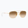 Окуляри сонцезахисні Ray-Ban RB3707 Polarized+ Lenses arista gold/brown