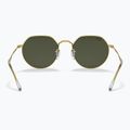 Окуляри сонцезахисні Ray-Ban Jack gold/green 5