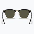 Окуляри сонцезахисні Ray-Ban Clubmaster Classic black/gold/green g-15 5