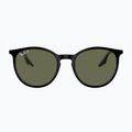 Окуляри сонцезахисні Ray-Ban RB2204 transparent black/green polarized 2
