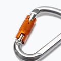 Карабін Climbing Technology Hms Snappy Cf Twist Lock L4600006 сріблясто-помаранчевий 2C46000ZPE 3