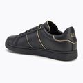 EA7 Туфлі потрійні Emporio Armani Classic Logo чорні/золоті 3