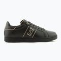 EA7 Туфлі потрійні Emporio Armani Classic Logo чорні/золоті 9