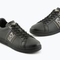 EA7 Туфлі потрійні Emporio Armani Classic Logo чорні/золоті 12