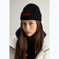 Шапка зимова чоловіча Woolrich Merino Wool Logo Beanie black 5