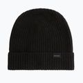 Шапка зимова чоловіча Woolrich Knitted Ribbed Beanie black