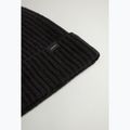 Шапка зимова чоловіча Woolrich Knitted Ribbed Beanie black 4