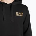 Чоловічий EA7 Emporio Armani Train Logo Series Толстовка з капюшоном з розширеним логотипом Coft чорний / золотий світшот з логотипом 3