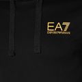Чоловічий EA7 Emporio Armani Train Logo Series Толстовка з капюшоном з розширеним логотипом Coft чорний / золотий світшот з логотипом 7