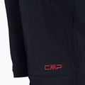 Штани для трекінгу жіночі CMP Zip Off чорно-рожеві 3T51446/05UG 4