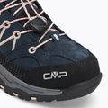Дитячі трекінгові черевики CMP Rigel Mid Wp асфальт/троянда 7