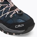 Дитячі трекінгові черевики CMP Rigel Low Wp асфальт/роза 7