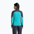Кофта жіноча Montura Rise Maglia turquoise/graphite blue 2