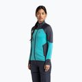 Кофта жіноча Montura Rise Maglia turquoise/graphite blue 3