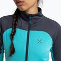 Кофта жіноча Montura Rise Maglia turquoise/graphite blue 4
