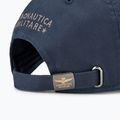 Чоловіча бейсболка Aeronautica Militare бавовняна з логотипом синя темно-синя 4
