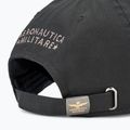 Чоловіча бейсболка Aeronautica Militare бавовняна з логотипом реактивна чорна 4