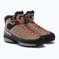 Кросівки  для трекінгу жіночі SCARPA Mescalito Mid GTX коричниві 72097-202 5