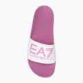 EA7 Emporio Armani Water Sports Visibility цикламен/білі шльопанці 5