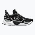 EA7 Emporio Armani Ace Runner Mesh чорні/сріблясті кросівки 8