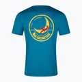 Футболка  чоловіча La Sportiva Climbing on the Moon turchese/giallo 2