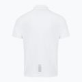Футболка поло чоловіча EA7 Emporio Armani Core Identity Polo white / silver logo 2