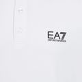 Футболка поло чоловіча EA7 Emporio Armani Core Identity Piqué Polo white 3