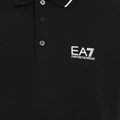 Футболка поло чоловіча EA7 Emporio Armani Core Identity Piqué Polo black 3