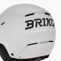 Шолом гірськолижний Briko Elio Visor matt white/black 8