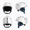 Дитячий лижний шолом Briko Makalu Jr shiny white/lochmara blue