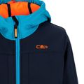 Куртка софтшел дитяча CMP Fix Hood синя 3A00094/01NM 3