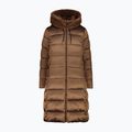 Пуховик жіночий CMP Coat Fix Hood коричневий 32K3086F