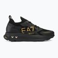 Кросівки EA7 Emporio Armani Black & White Altura Knit triple black/gold 2
