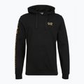 Кофта чоловіча Emporio Armani EA7 Train Logo Series Extended Logo Hoodie black / gold