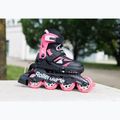 Дитячі ролики з захистом Rollerblade Microblade Combo Jr black/pink 8