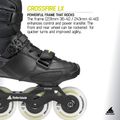 Ролики чоловічі Rollerblade Crossfire LX black/lime 9