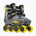 Роликові ковзани дитячі Rollerblade Apex Jr charcoal/yellow 7