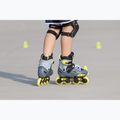 Роликові ковзани дитячі Rollerblade Apex Jr charcoal/yellow 11