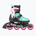 Дитячі роликові ковзани Rollerblade Microblade XT Jr чорні/морська зелень 3