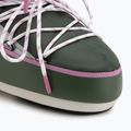 Черевики зимові жіночі Moon Boot Icon Low Space Racing forest green/silver/pink 7