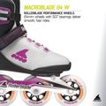 Ролики жіночі Rollerblade Macroblade 84 W light grey/violet/orange 9
