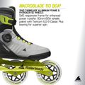 Ролики чоловічі Rollerblade Macroblade 110 Boa black/grey/lime 9