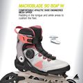 Ролики жіночі Rollerblade Macroblade 90 Boa W grey/amethyst rose 8